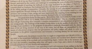 The controversial graduation message of Cong. Edwin Olivarez for Class 2013