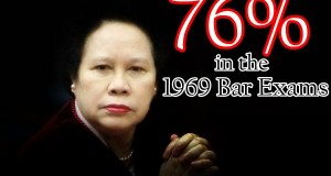 Miriam Santiago’s bar exam score