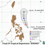 Tropical Depression “EMONG” Update